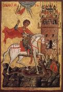 unknow artist Saint George Slaying the Dragon oil